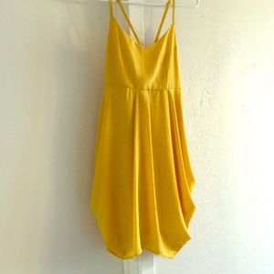 Boutique yellow mini dress